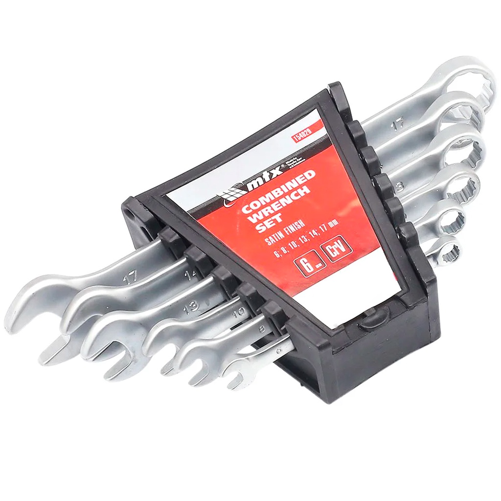 Jogo Chave Combinada 6pcs 6-17mm Com Suporte Mtx 154029 - Home & Living