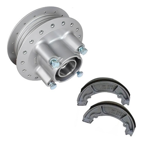 Cubo De Roda Traseira Honda Pop 100 Pop 110 Com Lonas Patim Sapatas de Freio