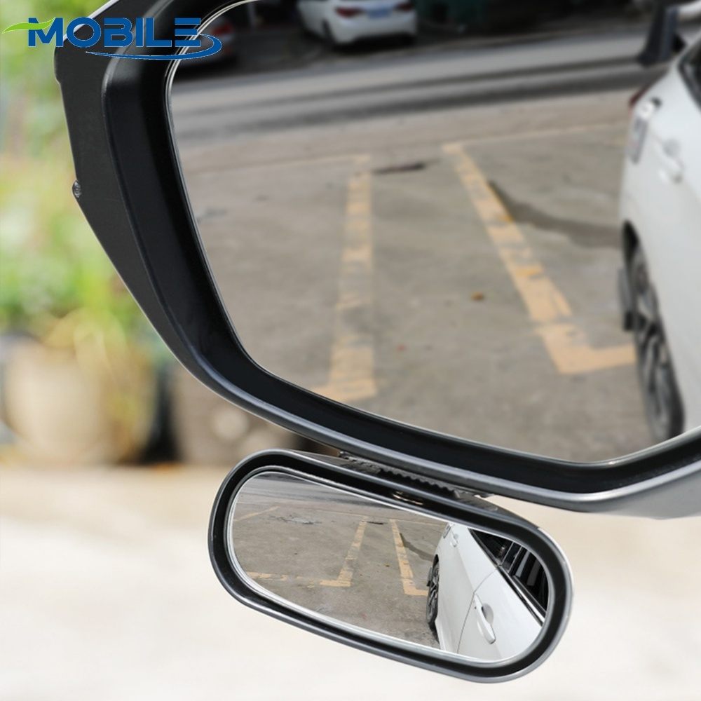 HD Vidro Espelho Retrovisor Do Carro Lateral Espelhos Curvos Veículo 360 ° De Auxílio Ao Estacionamento Grande Angular C