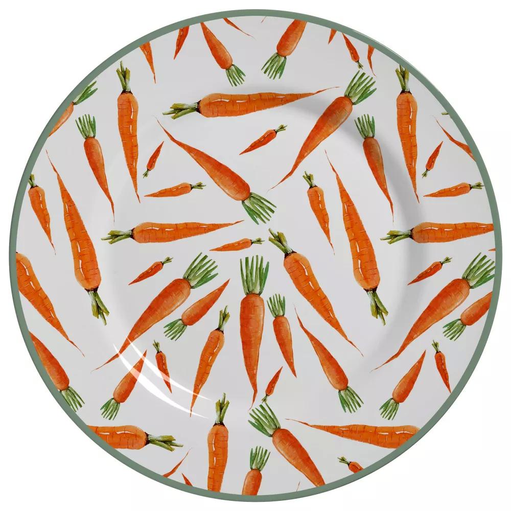 Conjunto com 6 Pratos Raso Bunny Pascoa Ø 29cm