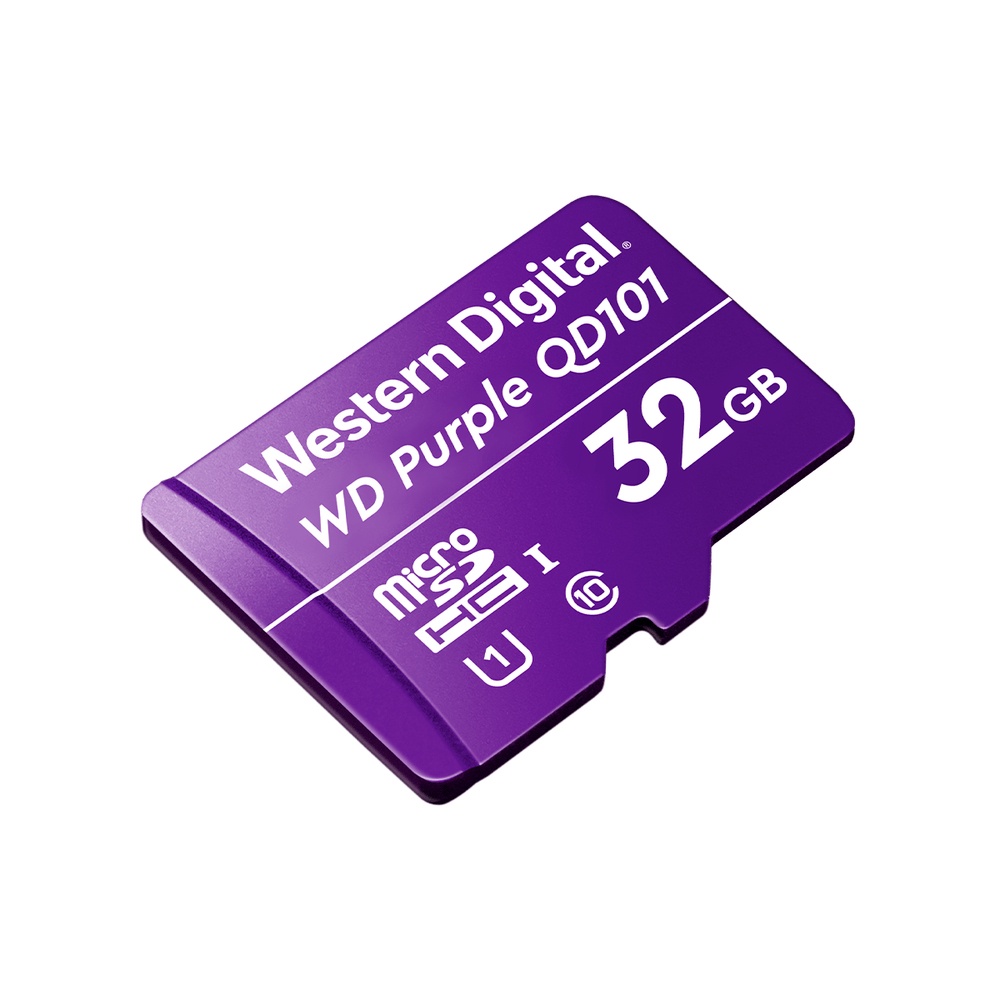 Cartão de Memória Intelbras Micro SD 32GB 16TBW Western Digital Purple - detalhe
