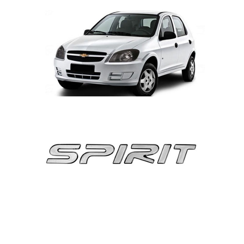 Emblema Letreiro Spirit Celta 2007 2008 2009 2010 2011 2012 Cromado