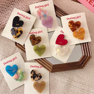 1/2Pcs Estoque Pronto Retro Acético Clip De Cabelo Acessório Para Meninas Doces