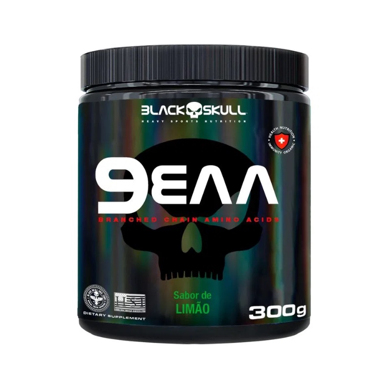 Aminoácido 9EAA 300g - Black Skull