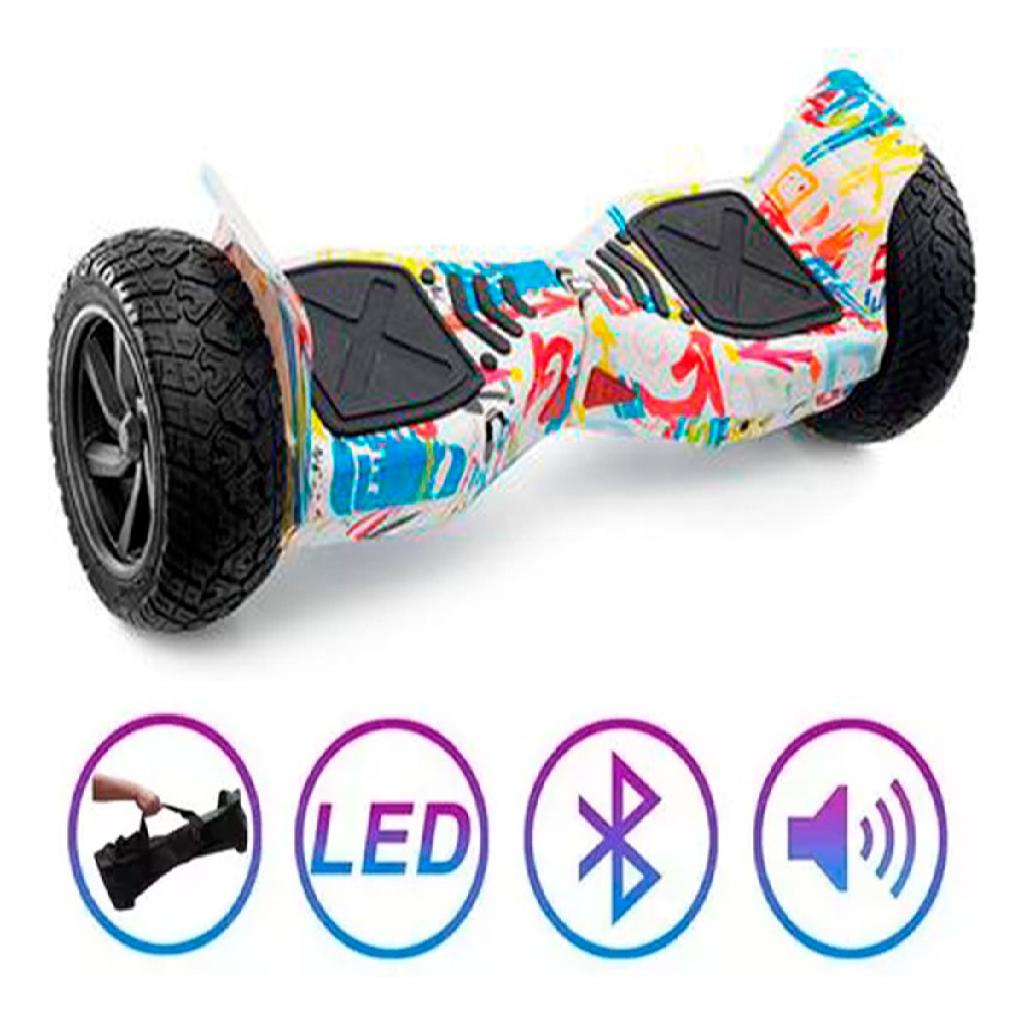 Hoverboard Original Skate Eletrico 8.5 Offroad Led Bluetooth