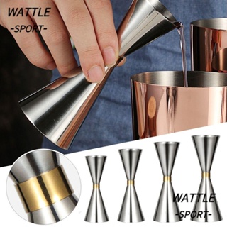 WATTLE Double Cocktail Jigger , Medidas Dentro Do OZ/ML Bar Measuring Copa De Medição De Aço Inoxidável Quente em Oferta na Shopee