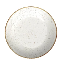 Prato Porcelana Fundo Tramontina Rustico Decorado 22cm P/ Sopa Caldo