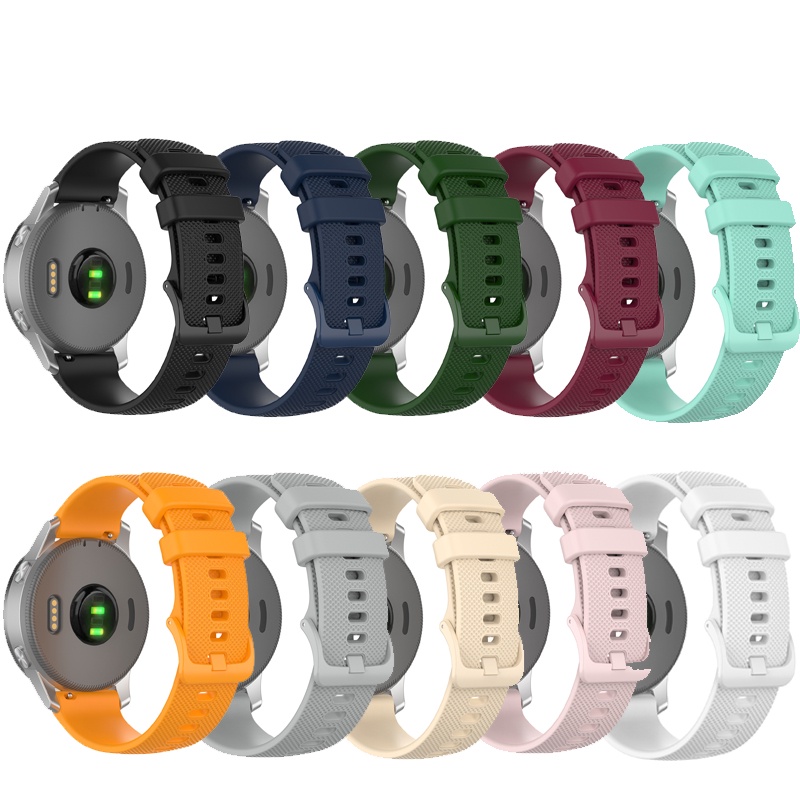 18mm 20mm 22mm Silicone Fivela De Colorida Smartwatch Relógio Inteligente Pulseira