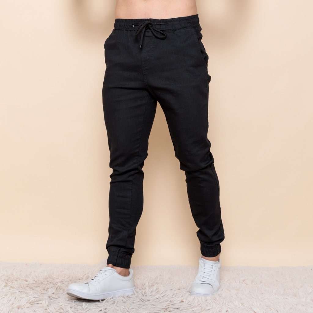 Calça Jogger Masculina Punho Lycra Elastano Jeans sarja militar loja de fábrica Tempo limitado de oferta em Oferta na Shopee