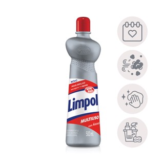 Limpador Multiuso Álcool Limpol 500Ml Seca Rápido Bombril