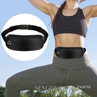 SENGONG Sports Fanny Pack Mulher Saco De Cintura Homens Telefone Ginástica Preto Acessórios De Corrida