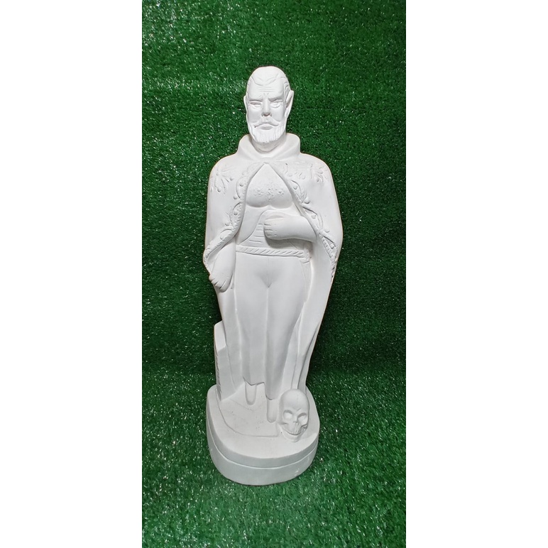escultura Imagem Em Gesso Exu tranca rua 40 cm gesso gru