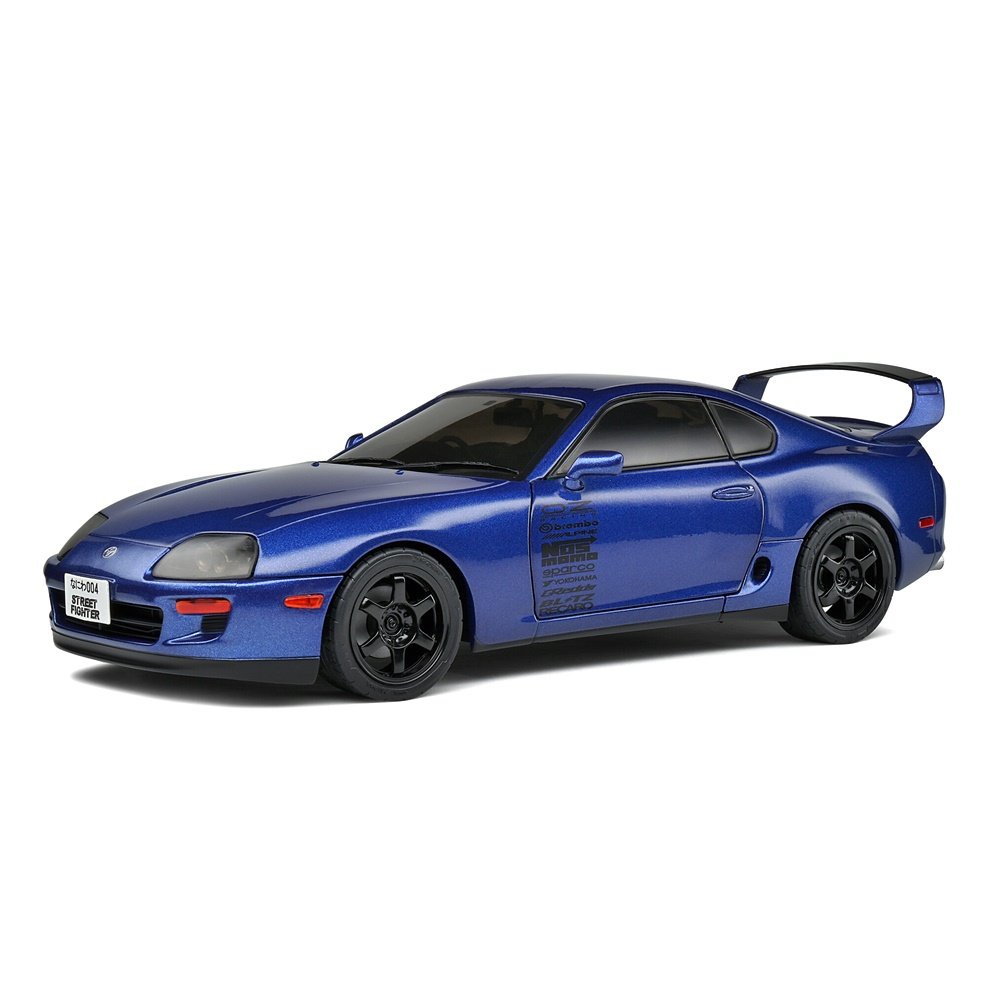 Miniatura Carro Toyota Supra MK4 (A80) Street Fighter - 1993 - 1:18 - Solido