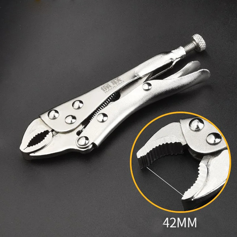 Alicate Aço Pressão 10 Pol 250mm Mordente Curvo em Oferta na Shopee