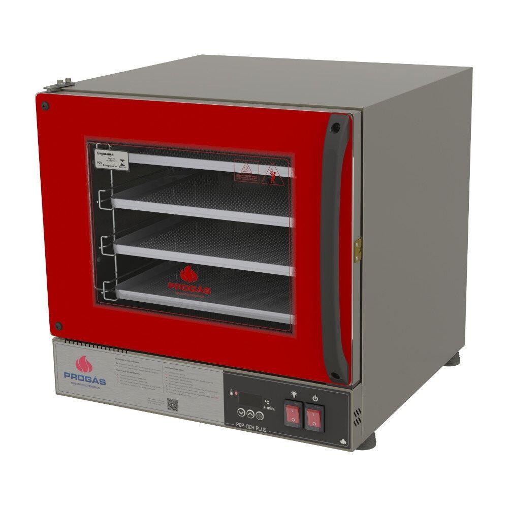 FORNO TURBO ELETRICO PROGAS FAST OVEN PLUS 220V VERMELHO (PRP-004 PLUS)