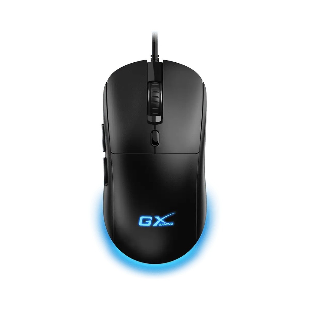 Mouse Gamer USB com fio e Iluminação LED RGB 3200Dpi 6 Botões Genius - Scorpion M500