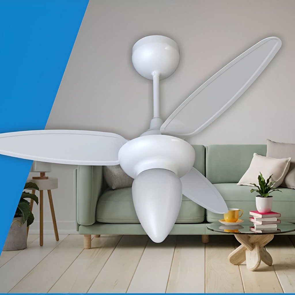 Ventilador de Teto Ventisol Wind Inverter Bivolt com Controle Remoto Silencioso