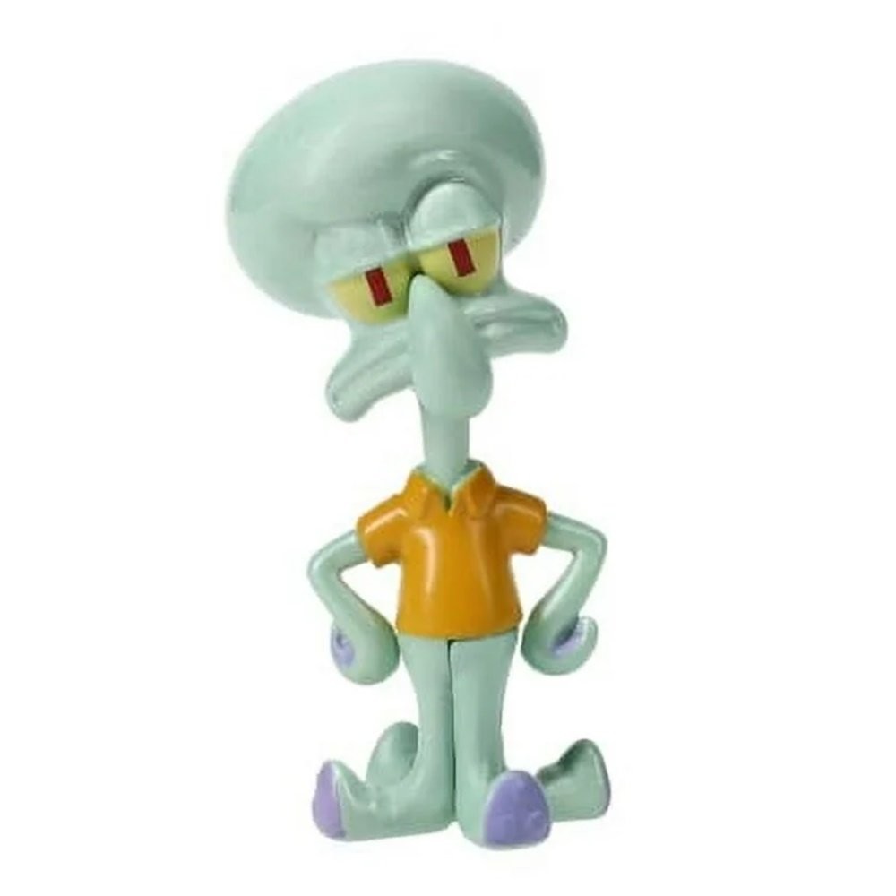 Boneco Lula Molusco - Bob Esponja - Nickelodeon - Metalfigs - Metals Die-Cast - 2,5" - Jada Toys