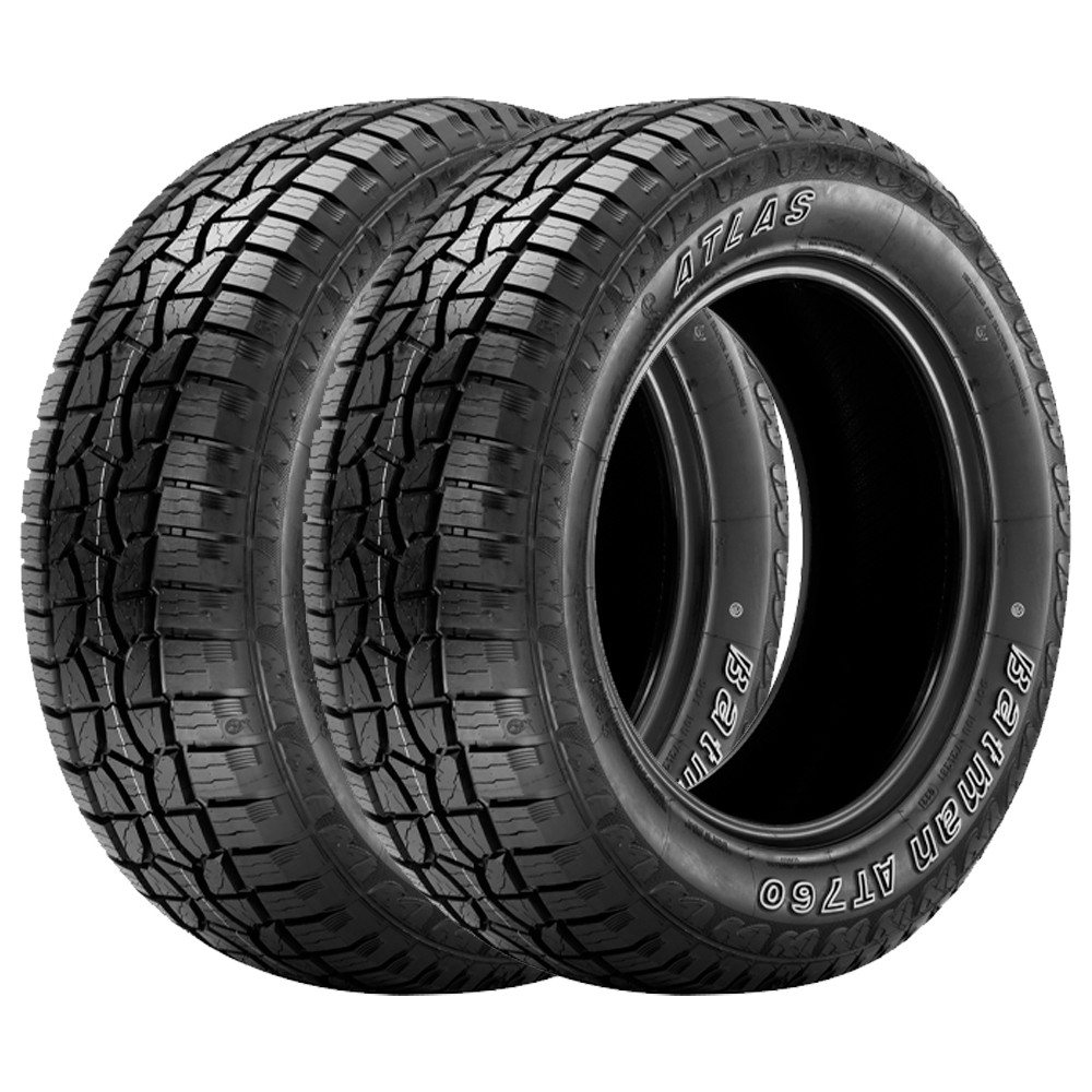 Jogo 2 Pneus Atlas Aro 16 AT760 235/70R16 106T - Letras Brancas - Spare Parts and Accessories for Vehicles