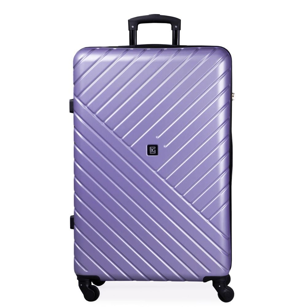 Mala Grande ABS 4 Rodas Detroit Lilás II em Oferta na Shopee