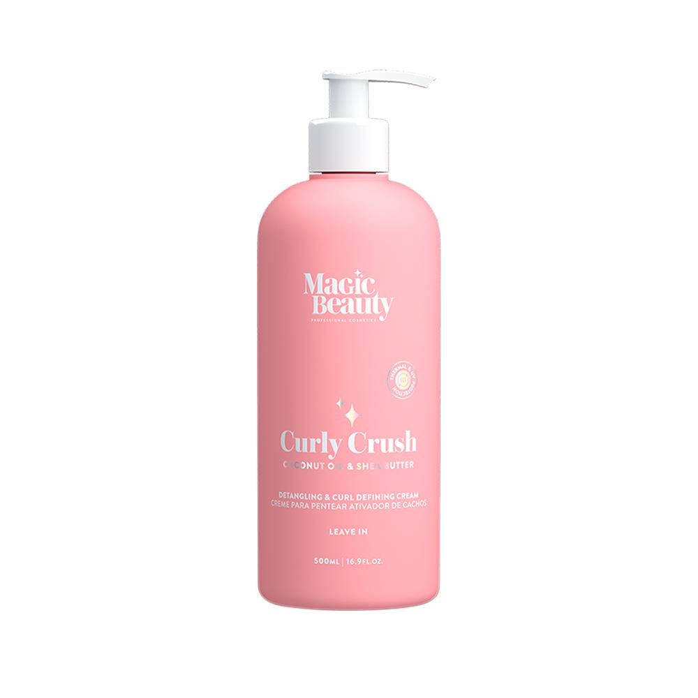 Magic Beauty Curly Crush Creme para Pentear e Ativador de Cachos 500ml - Beauty
