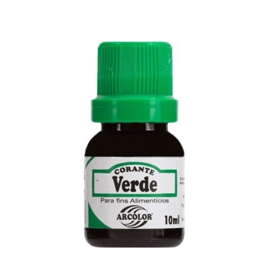 Corante Liquido Verde 10ml Arcolor - Food & Beverages