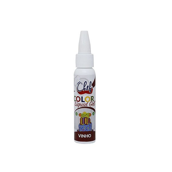 Corante Liquid Gel Vinho 25g Iceberg