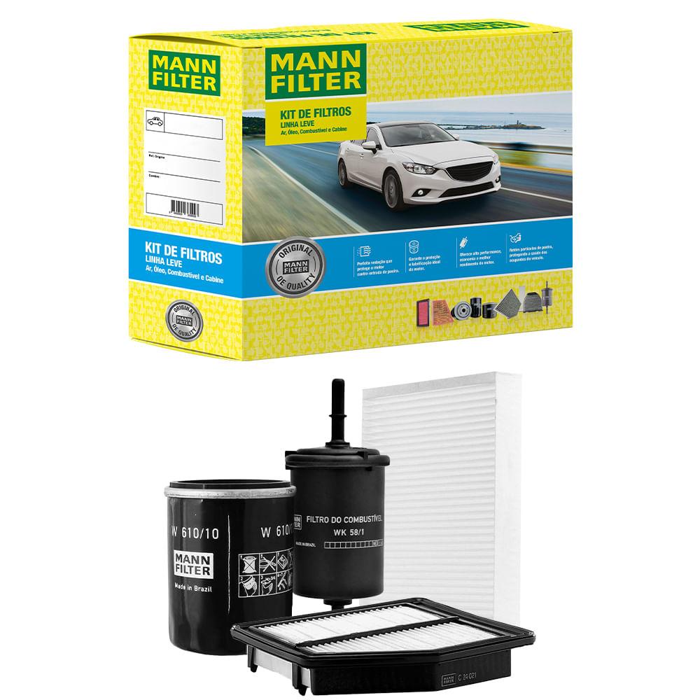 Kit Filtro Honda Civic 1.8 2.0 2012 A 2016 Mann Sp 1 1074-4 em Oferta na Shopee