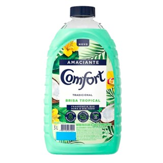 Amaciante De Roupa Comfort Tradicional Brisa Tropical 3l