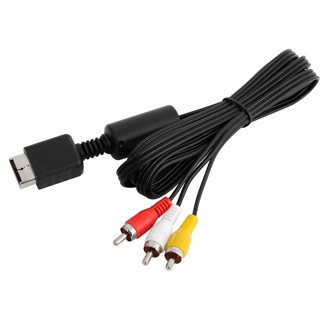 Cabo Av Audio E Video Rca Compatível Playstation 1 Ps2 1.50m