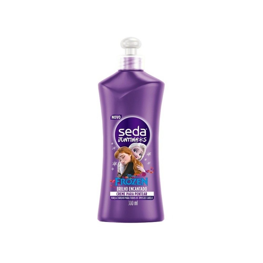 Creme De Pentear Leave In Infantil Seda Juntinhos Frozen Todos Tipos Cabelo 300ml em Oferta na Shopee