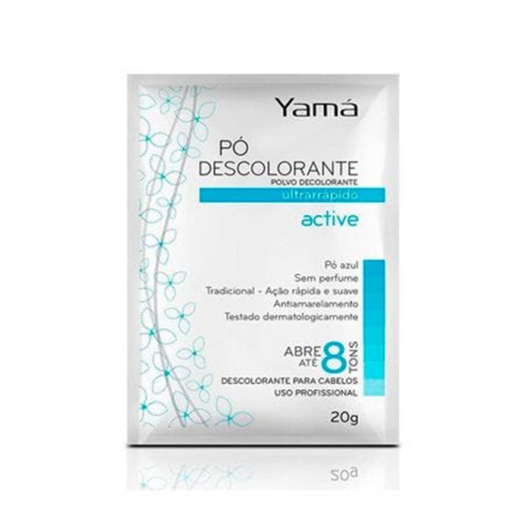 Pó Descolorante Yamá Tradicional 20g em Oferta na Shopee