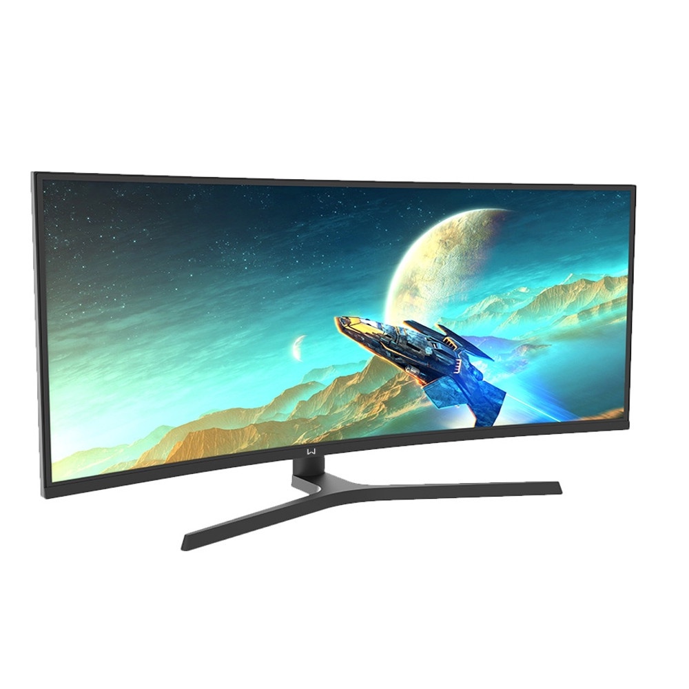 Monitor Gamer Ultrawide Curvo Warrior 34 Pol. WQHD 165Hz 1ms 1DP 2HDMI 1USB 1P2 - MN301