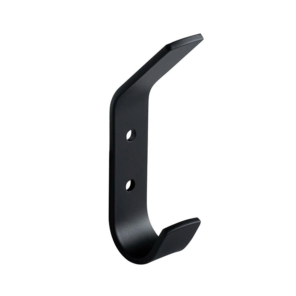 Gancho Duplo De Toalha Itiquira Pingoo - Preto - Home & Living