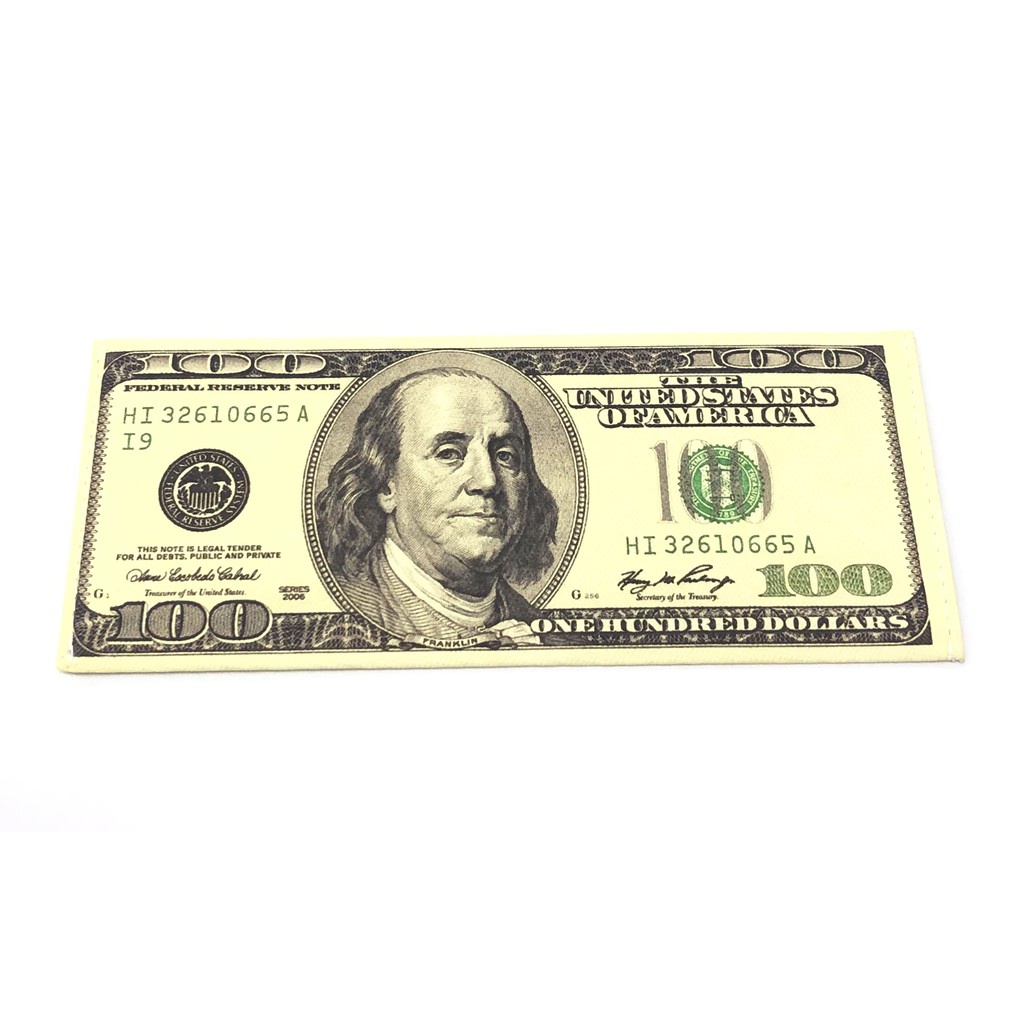 Kit 10 Carteiras Estampada de Notas Estrangeiras Dólar/ Euro/ Real Guardar Cédulas Documentos em Oferta na Shopee