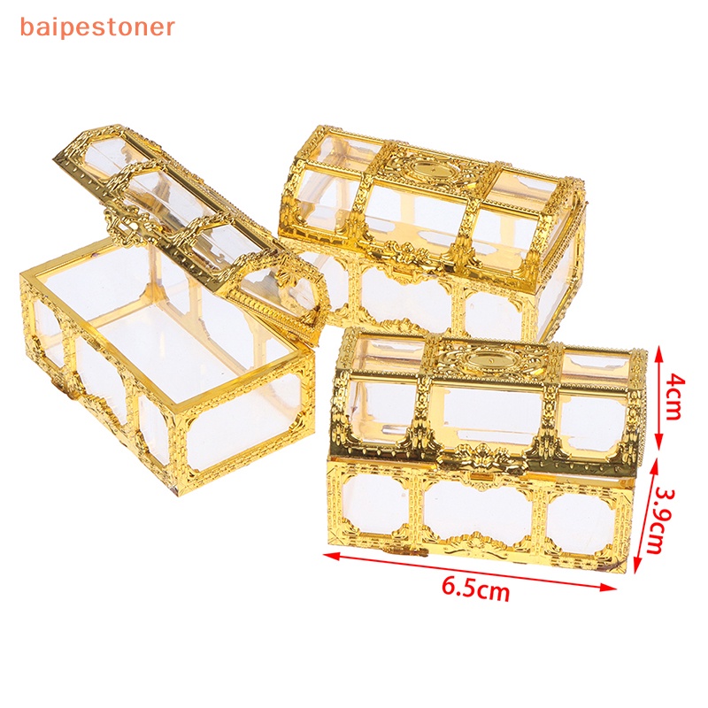 [baipestoner] 1 : 12 Caixa De Armazenagem Miniatura Dollhouse Modelo De Móveis De Simulação De Baús Do Tesouro — imagem 2 de 2