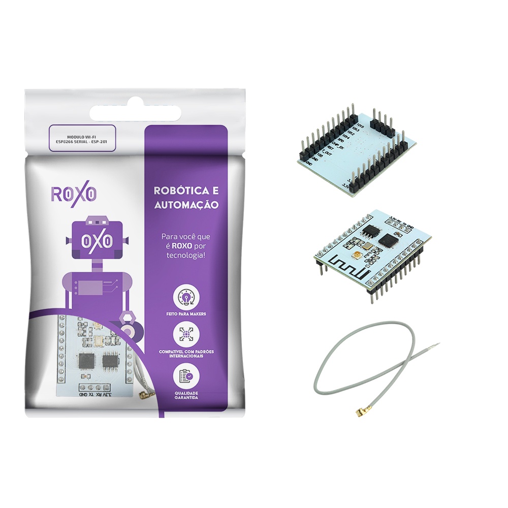 Módulo Wifi Esp8266 Esp-201 Serial - RoXo
