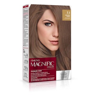 Coloração Creme 7.1 Louro Cinza Natural Amend Magnific Color