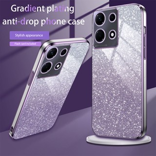 Capa De Silicone Macia De Revestimento De Luxo Para Infinix Note 30 Pro 12 VIP Soft Sequins Bling Glitter À Prova De Choque