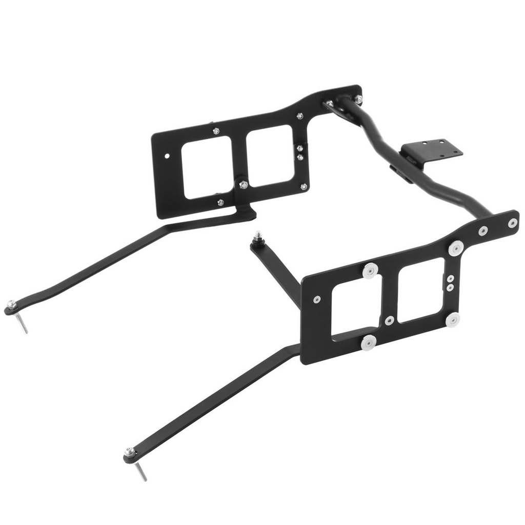 Suporte Baú Lateral Super Adventure Chapa Para Moto Transalp 700 2010 Acessórios Peças