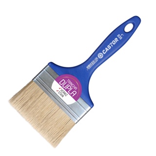 Trincha Dupla 4" Cerdas Brancas Série 830 - Castor em Oferta na Shopee