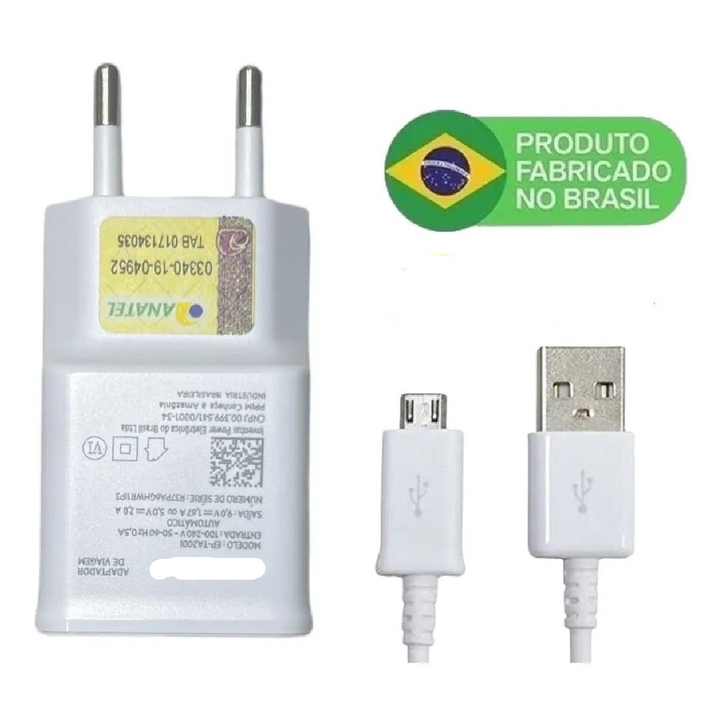 Carregador Rápido para Samsung Turbo A03 A01 A10s A10 J8 em Oferta na Shopee