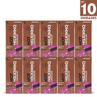 Kit 10x Bebida Vegetal NotCo NotMilkinho Chocolate 200ml