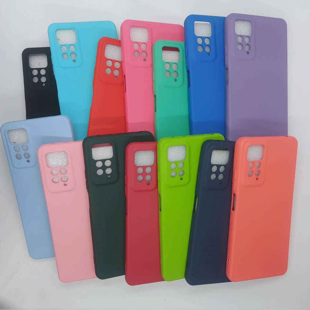 Capa Case Para Xiaomi Redmi Note 11 Pro 4g / 5g de Silicone com Interior Aveludado