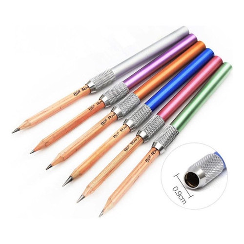 Extensor Para Lápis De Metal Alongador Profissional Desenho