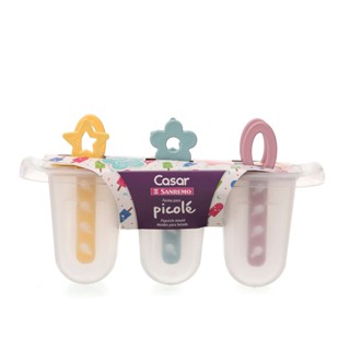 Forma Picolé Plástica Colorida Casar Sanremo