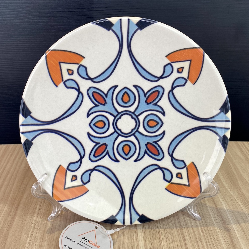 Prato Raso Porcelana Estampado: Onde Comprar | BuscaProdutos