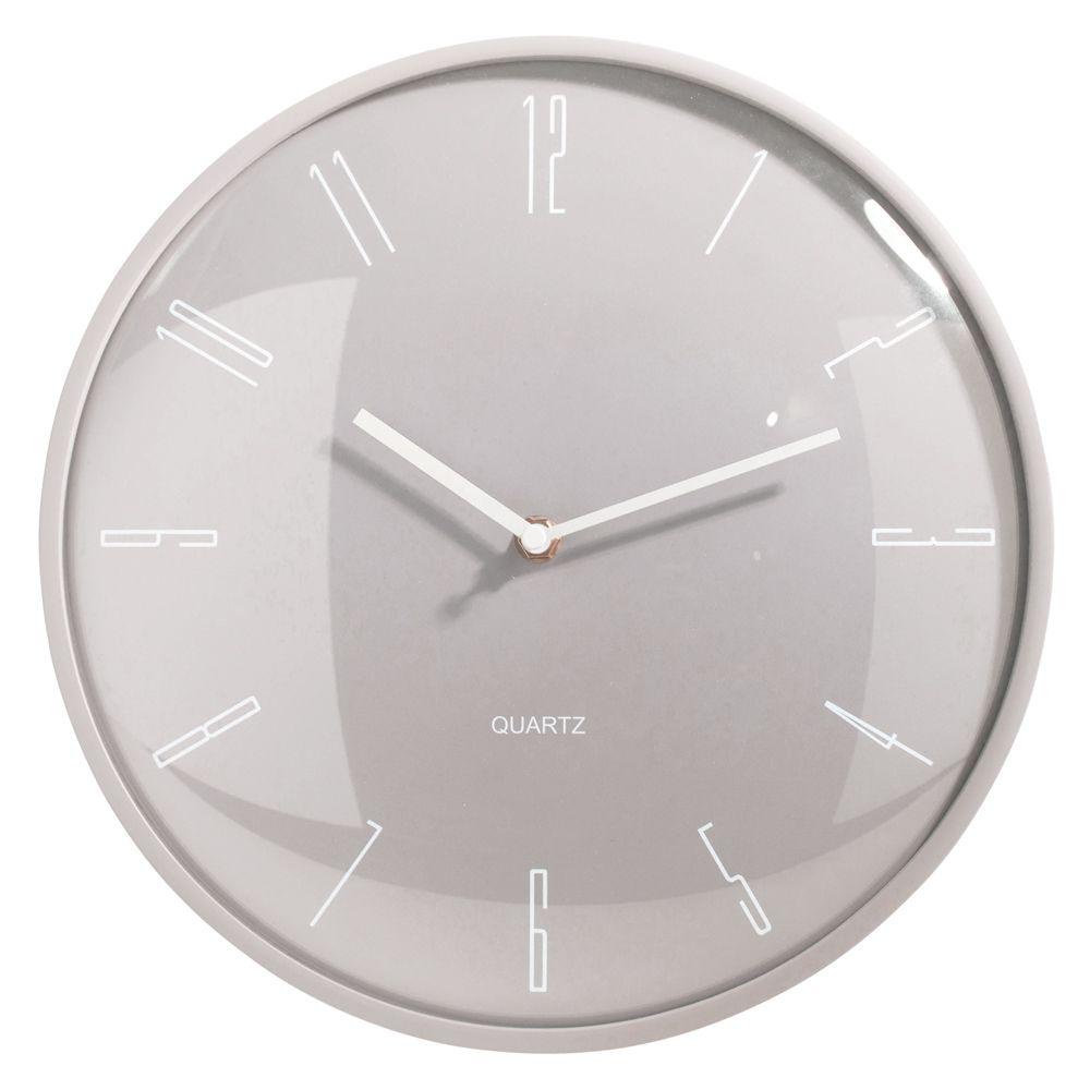 Relógio Redondo de Parede na cor Cinza 30cm Numerico Moderno Decoração e Presente em Oferta na Shopee