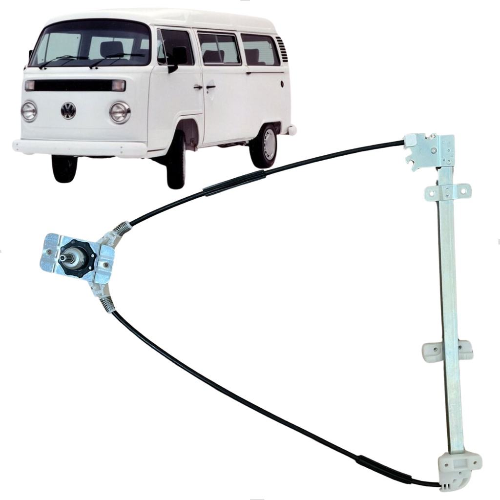 Máquina Vidro Kombi Lado Esquerdo 1975 1976 1977 Até 2007
