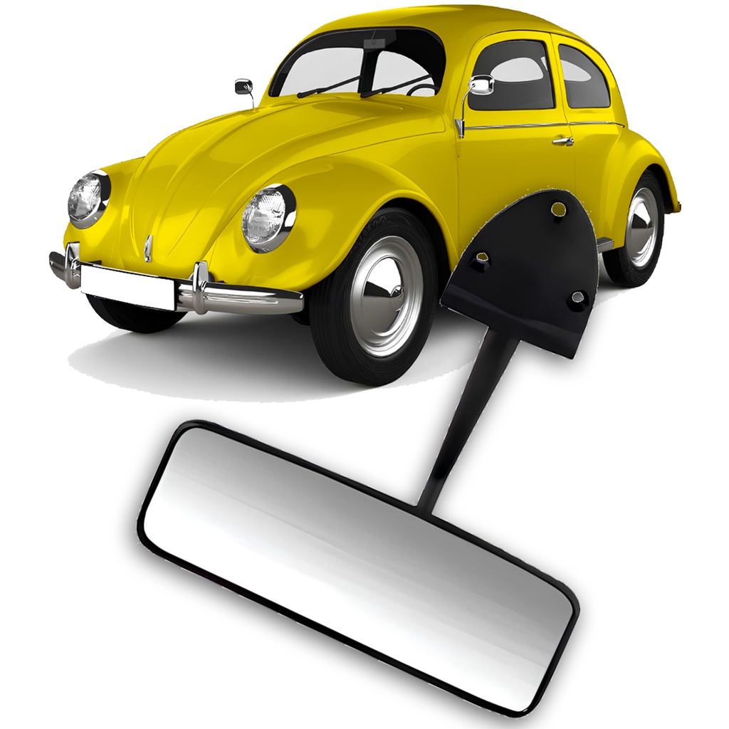 Retrovisor Interno Fusca 3 Furos 1964 1965 1966 1967 1968 1969 1970 1971 1972 1973 1974 1975